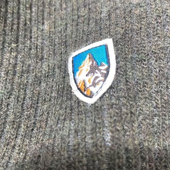 KUHL wool blend Chianti fleece shirt quarter zip mock neck knit men’s Small - Picture 5 of 10